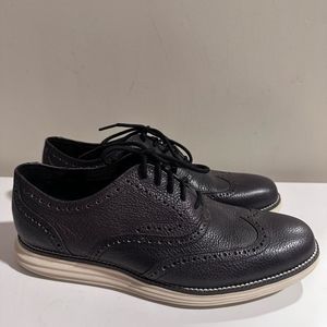 Cole Haan Mens Original Fashion Sneakers Brown Leather Lace Up Wingtip size 9